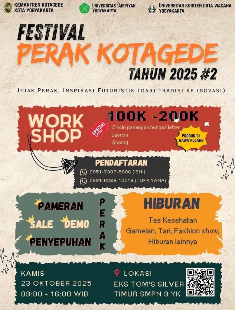 poster festival perak kotagede 2025