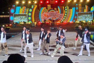 Attachment for Fountain air mancur Jakarta memeriahkan malam di Lapangan Banteng