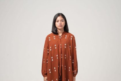 Attachment for Model baju batik tunik kantoran yang trendy