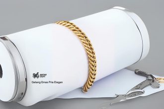 Attachment for Gelang emas sederhana yang aman dan mewah untuk aktivitas sehari hari