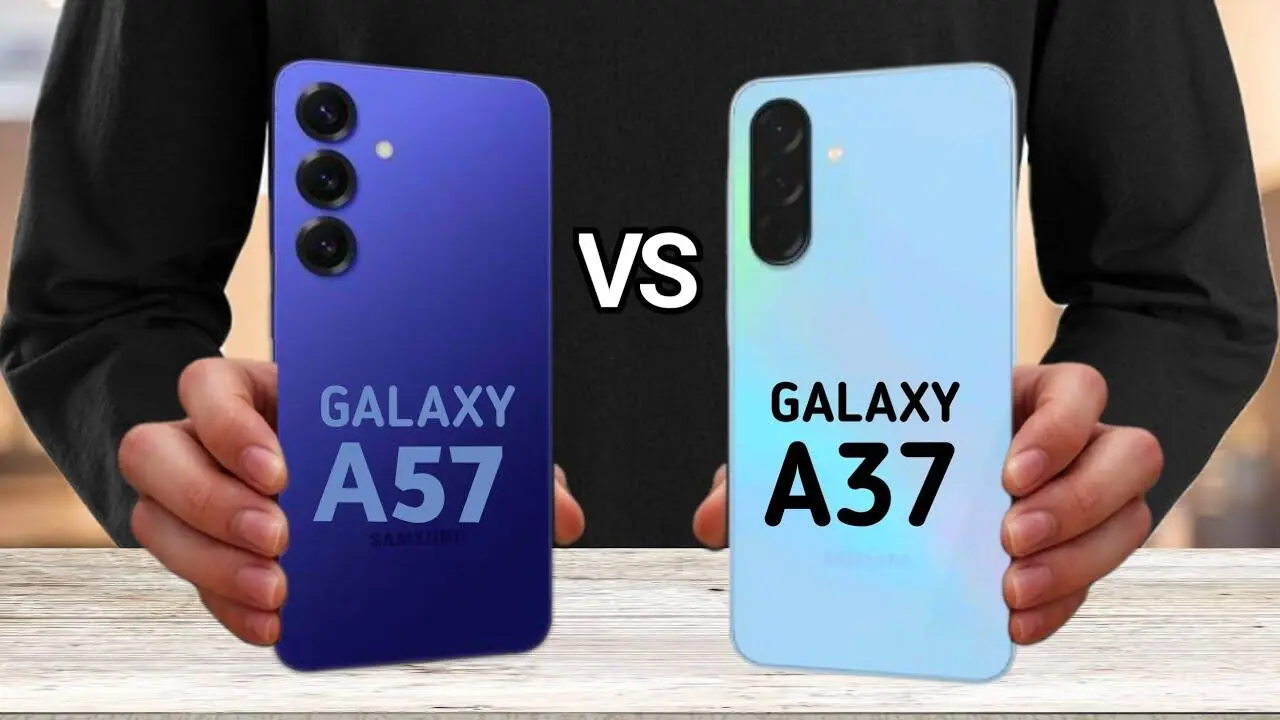 Desain samsung a37 vs a57