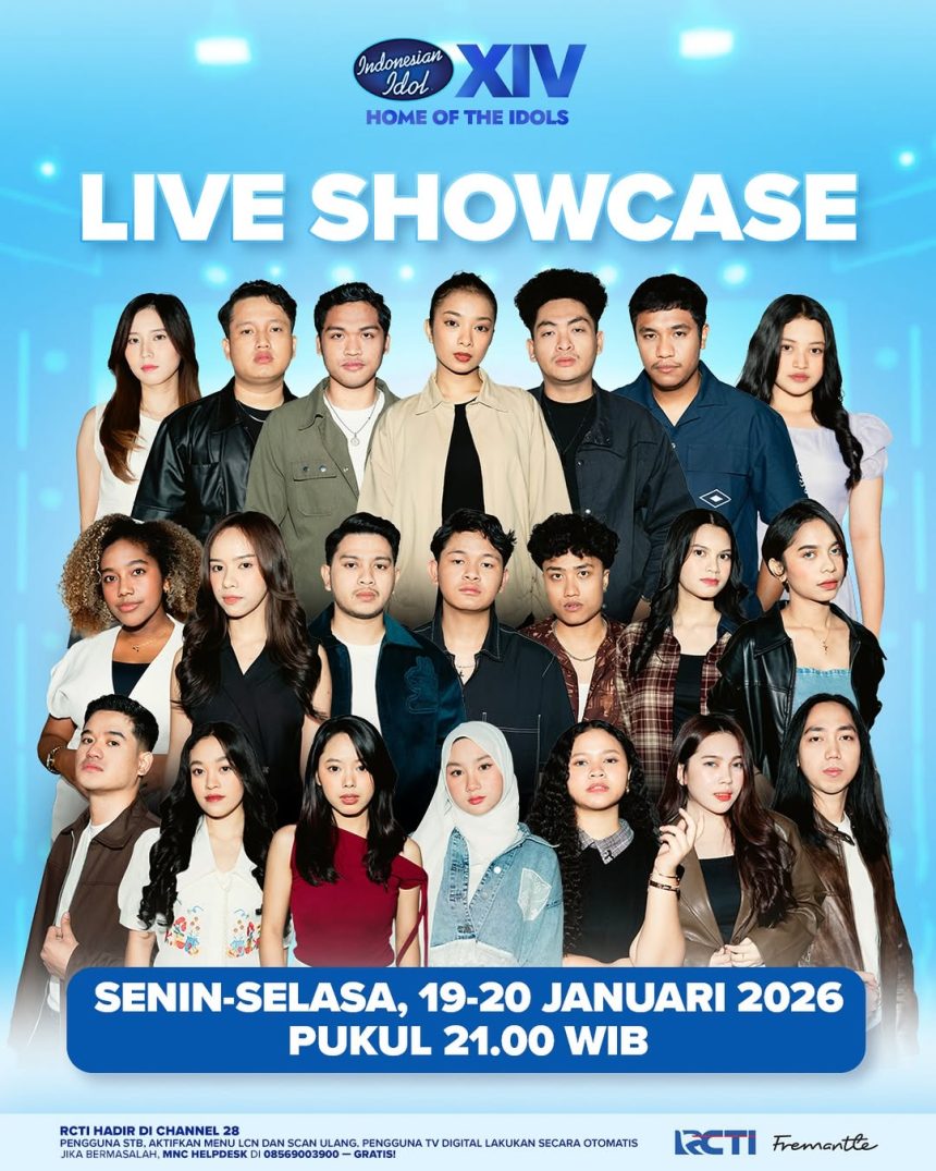 Indonesian idol 2026 live showcase
