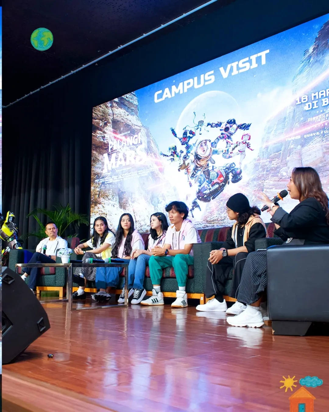 Pelangi di mars pemain